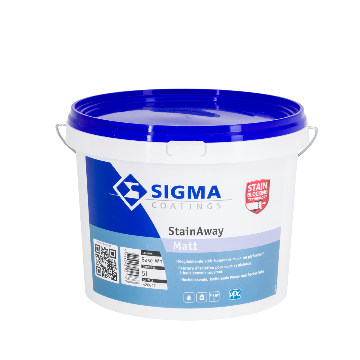 Sigma StainAway Mat Isoleert Vlekken OnlineVerf.nl